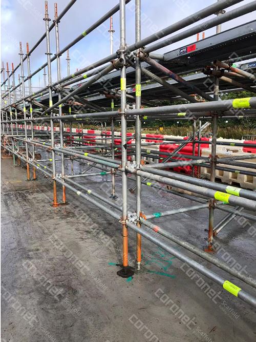 Coronet Scaffold for High-speed Rail Projects in the United Kingdom